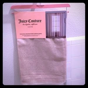 Juicy couture Pink sheer curtains